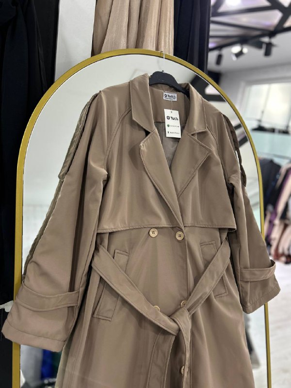 Sama Sonbahar Trençkot (Moka)