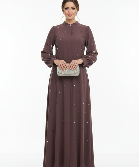 Lulu Yazlık Günlük Elbise – Lila Renk