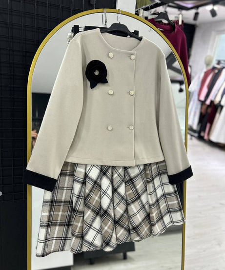 Julia Kışlık Takım (Siyah + Bej)