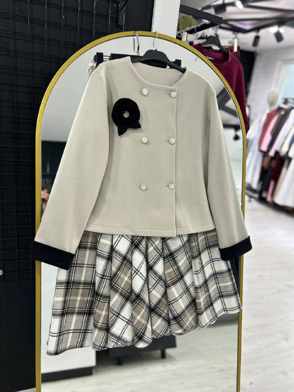 Julia Kışlık Takım (Siyah + Bej)