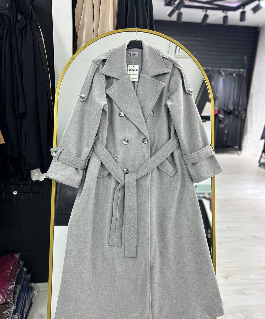 Fayrouz Kışlık Ceket (Gri)