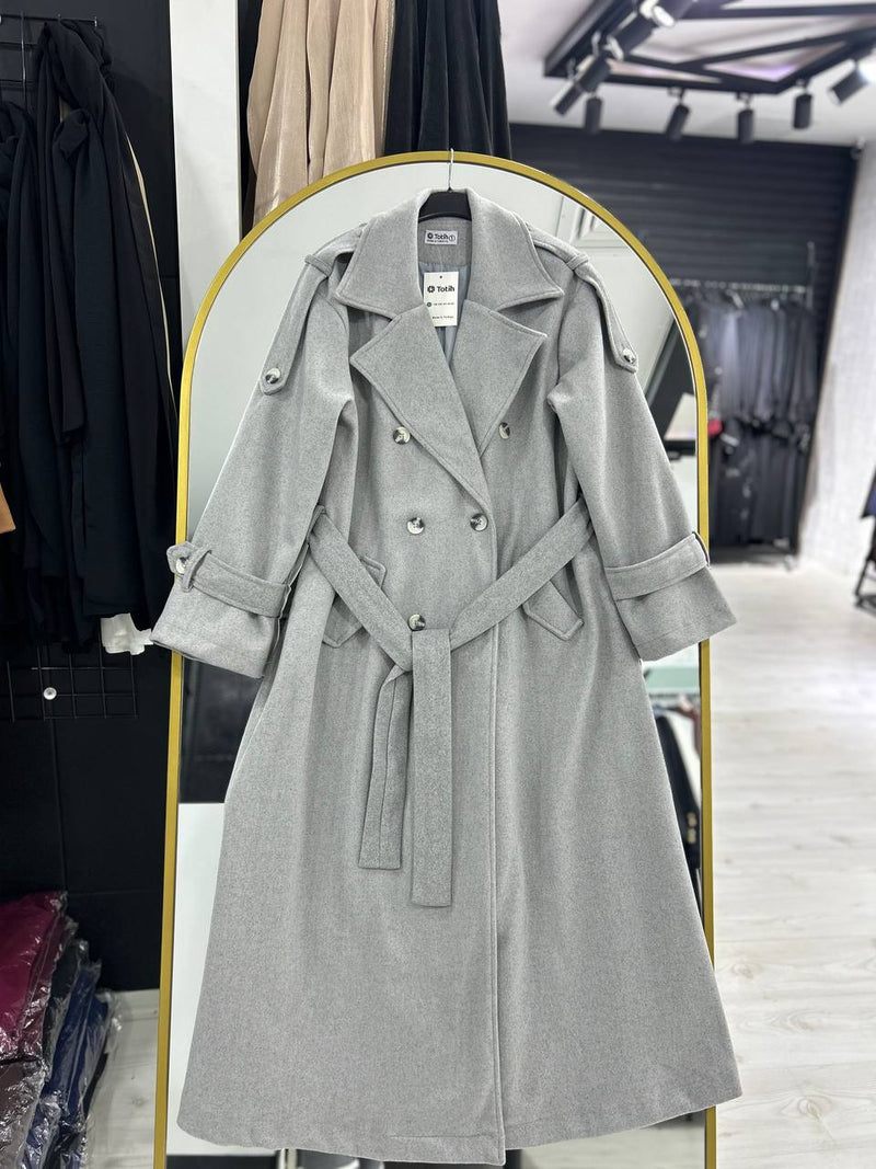 Fayrouz Kışlık Ceket (Gri)