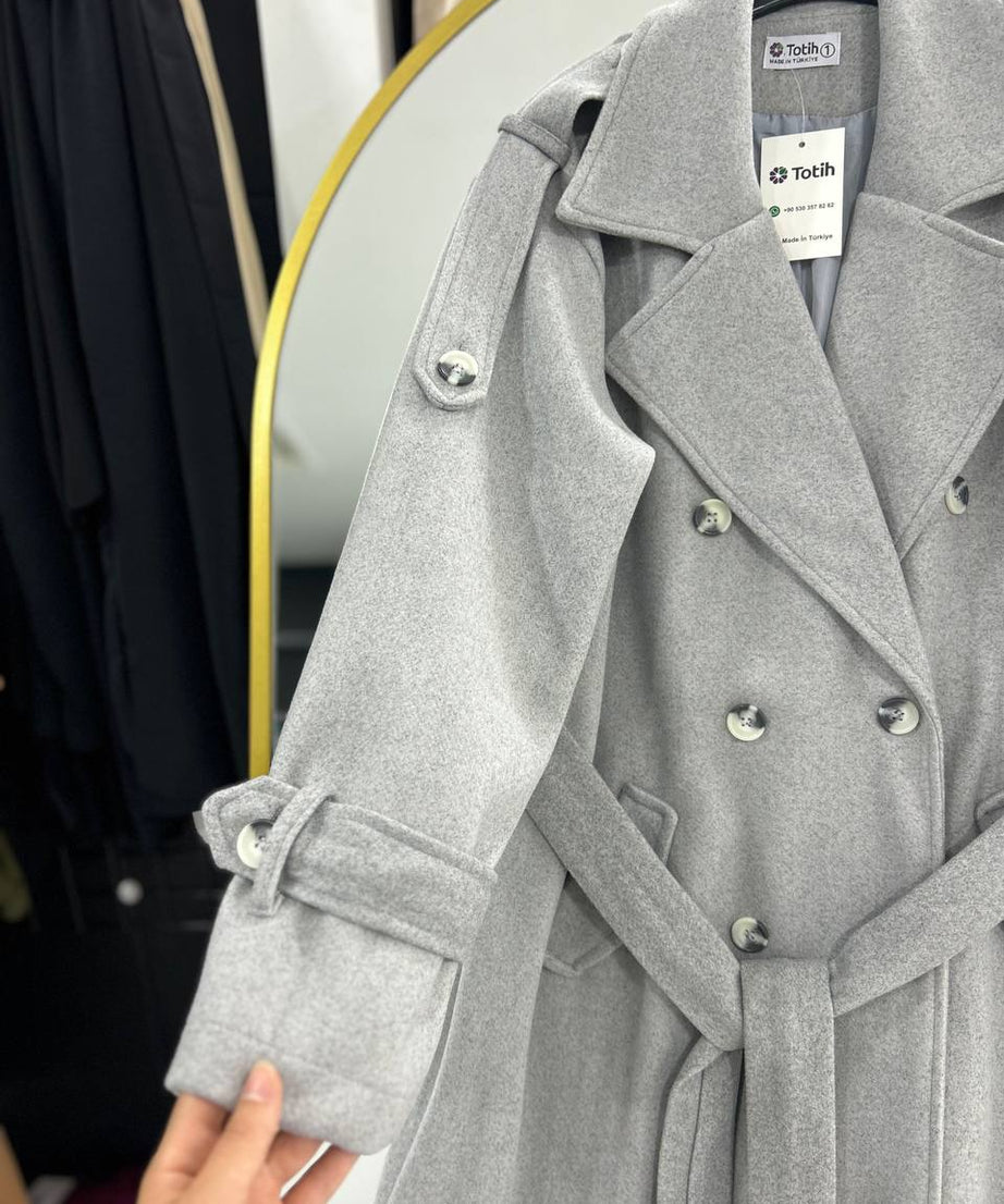 Fayrouz Kışlık Ceket (Gri)