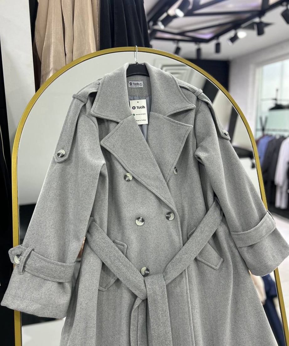 Fayrouz Kışlık Ceket (Gri)