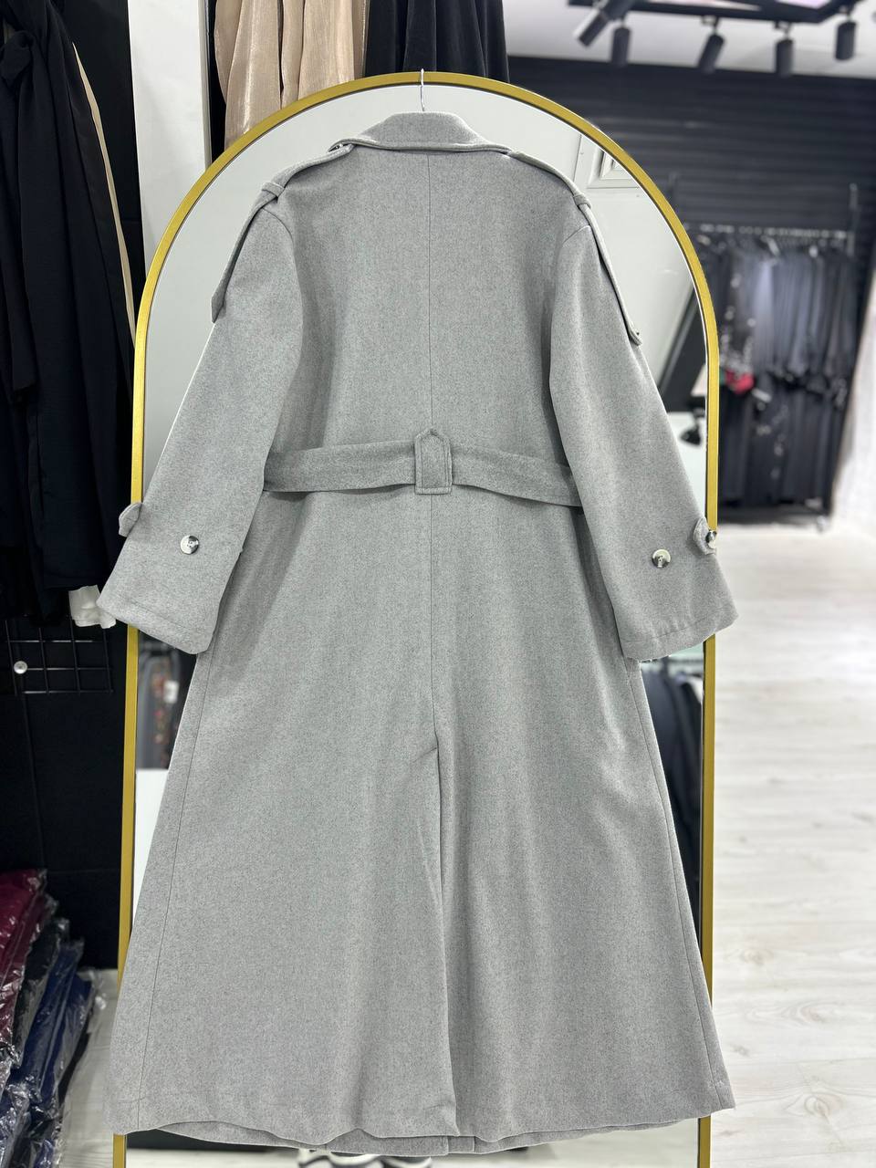 Fayrouz Kışlık Ceket (Gri)