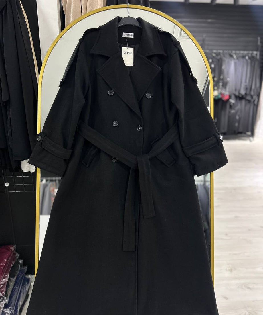 Fayrouz Kışlık Ceket (Siyah)