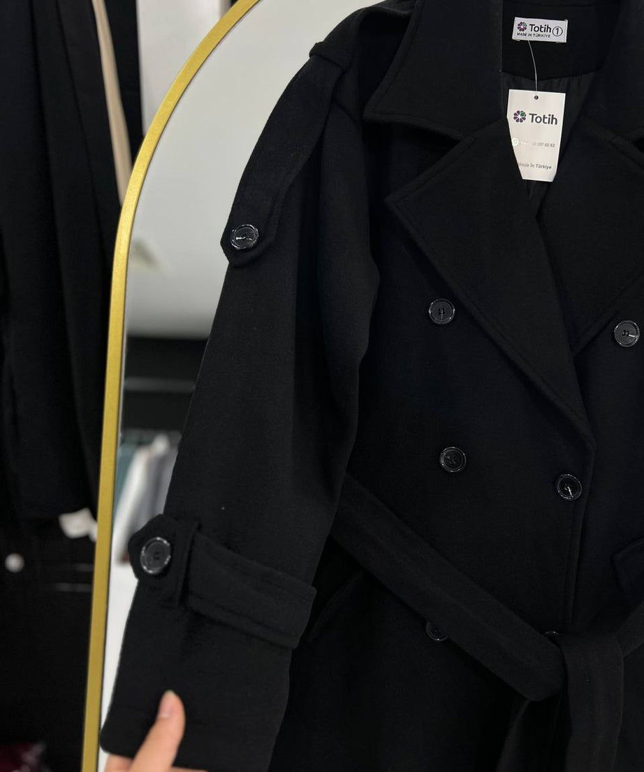 Fayrouz Kışlık Ceket (Siyah)