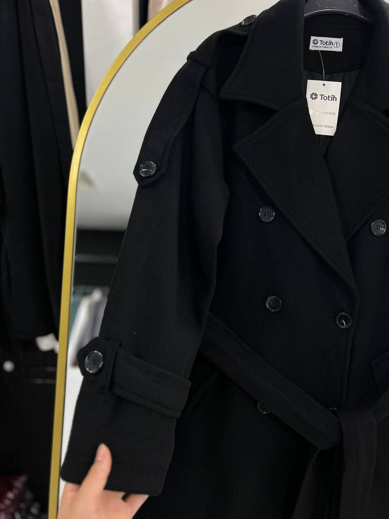 Fayrouz Kışlık Ceket (Siyah)