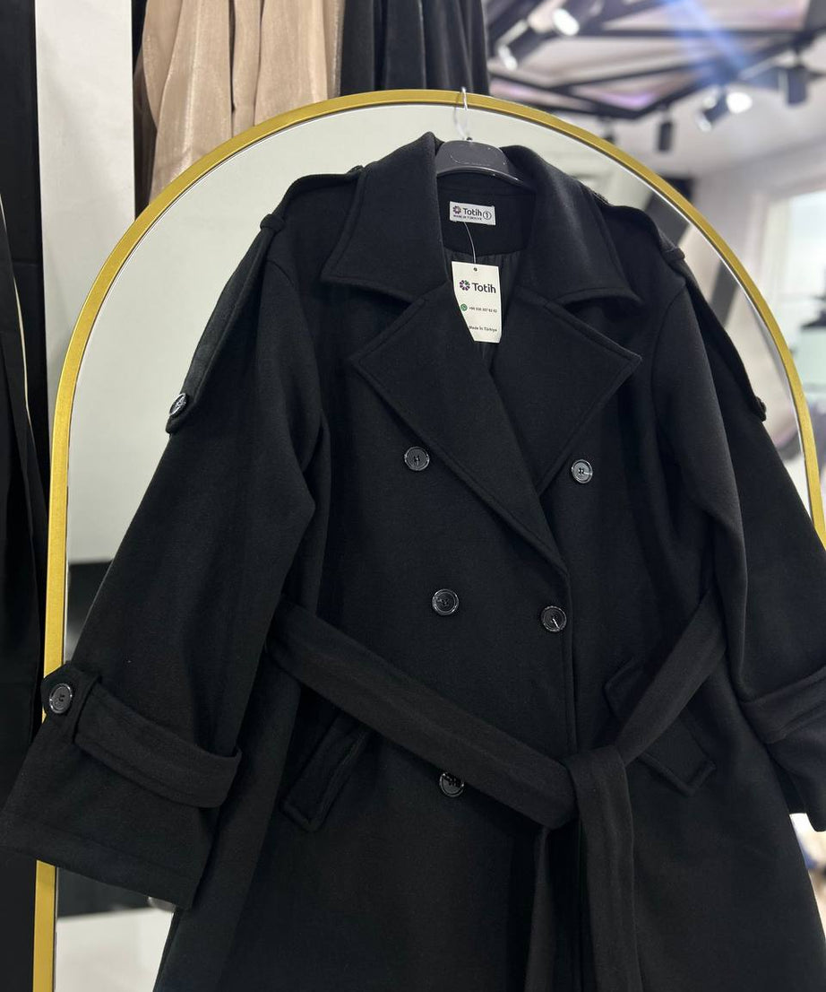 Fayrouz Kışlık Ceket (Siyah)