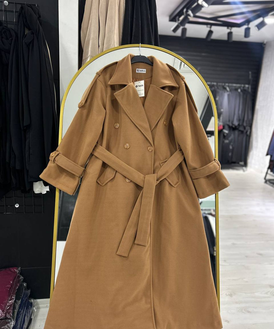 Fayrouz Kışlık Ceket (Karamel)