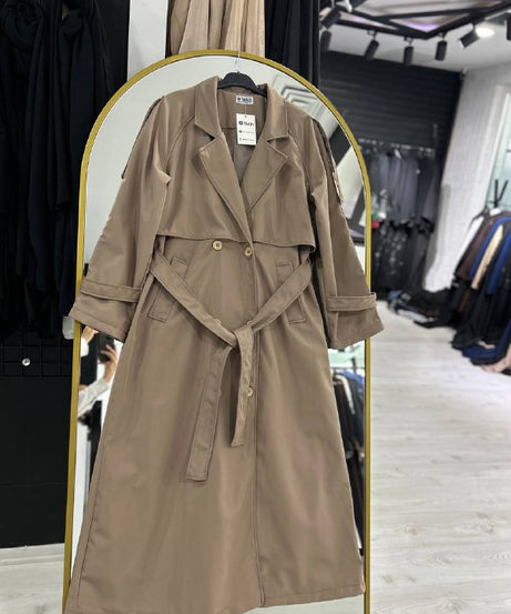 Sama Sonbahar Trençkot (Moka)