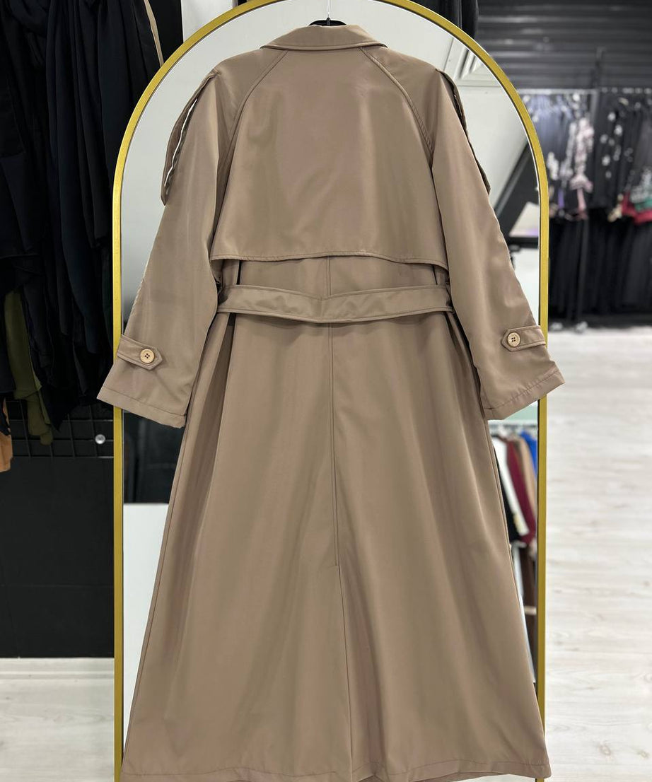 Sama Sonbahar Trençkot (Moka)