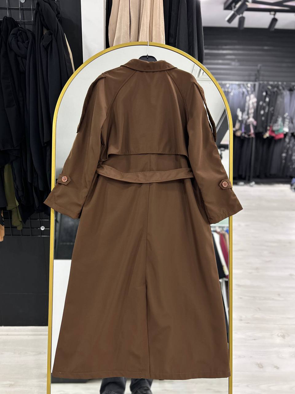 Sama Sonbahar Trençkot (Kahverengi)