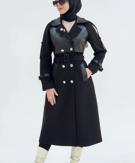 Maria Kışlık Ceket (Siyah)