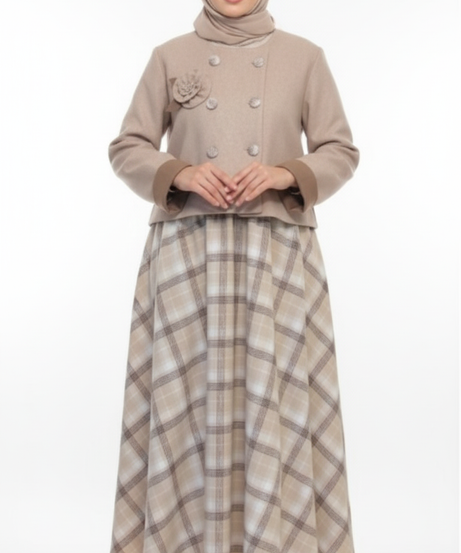 Julia Kışlık Takım (Kahverengi + Bej)