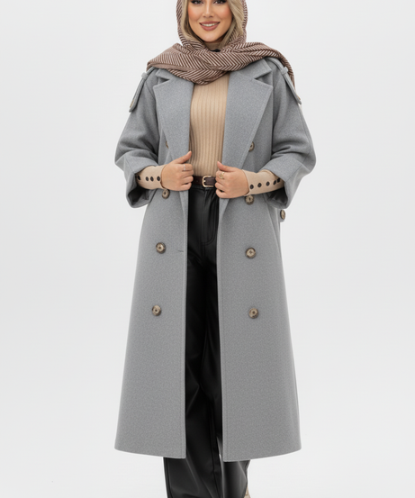 Mayas Kışlık Ceket (Gri)