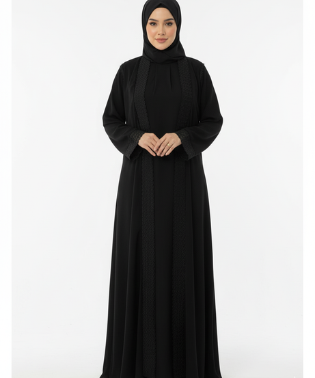 Nawaaem Abaya Takımı (Siyah)