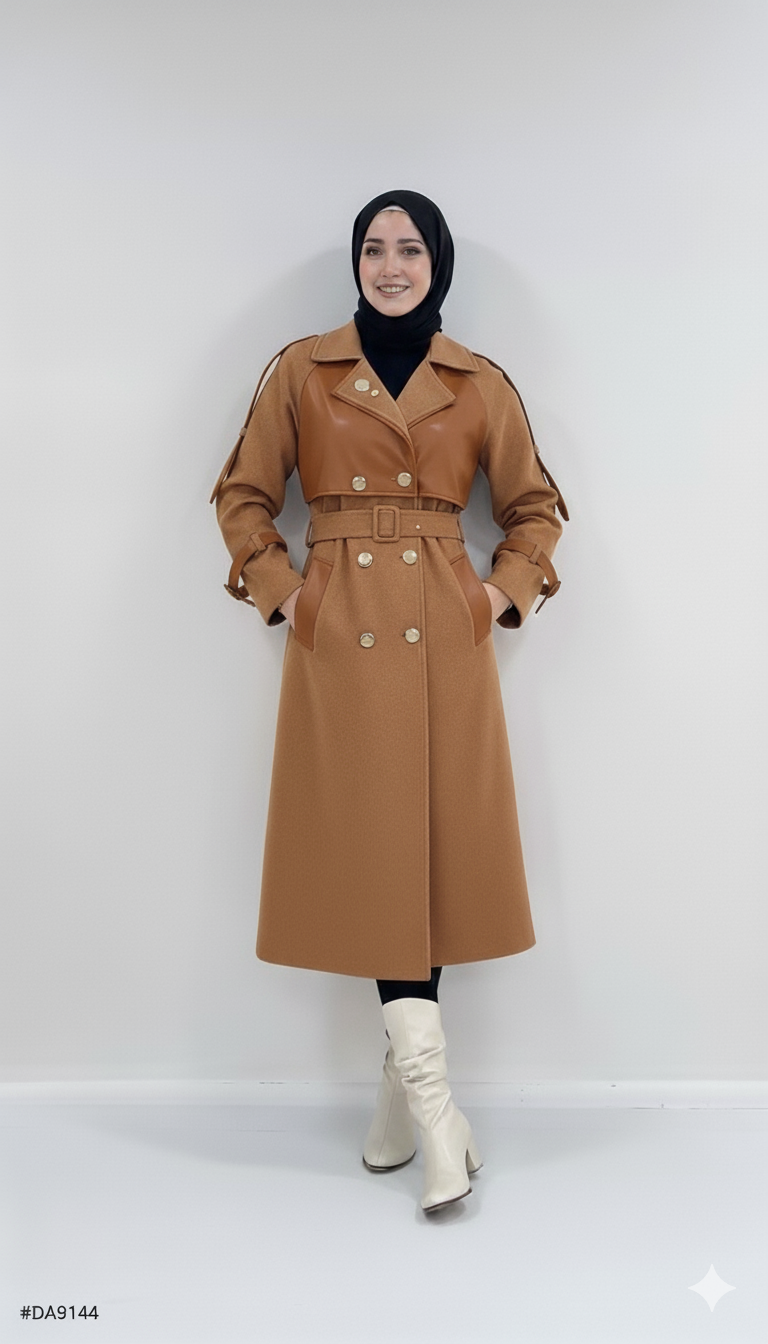 Maria Kışlık Ceket (Karamel)