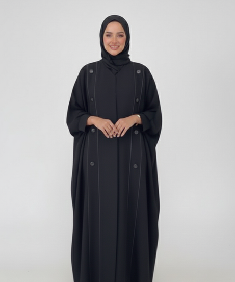 Nabila Yazlık Standart Ferace – Günlük kullanım için ideal, hafif ve şık bir tasarım